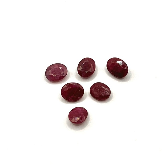 Natural Ruby 4.37 cts Oval Cut Loose Gemstones - Picture 3 of 5